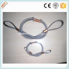 Câble de sécurité à boucle en cuivre acier inoxydable / acier carbone